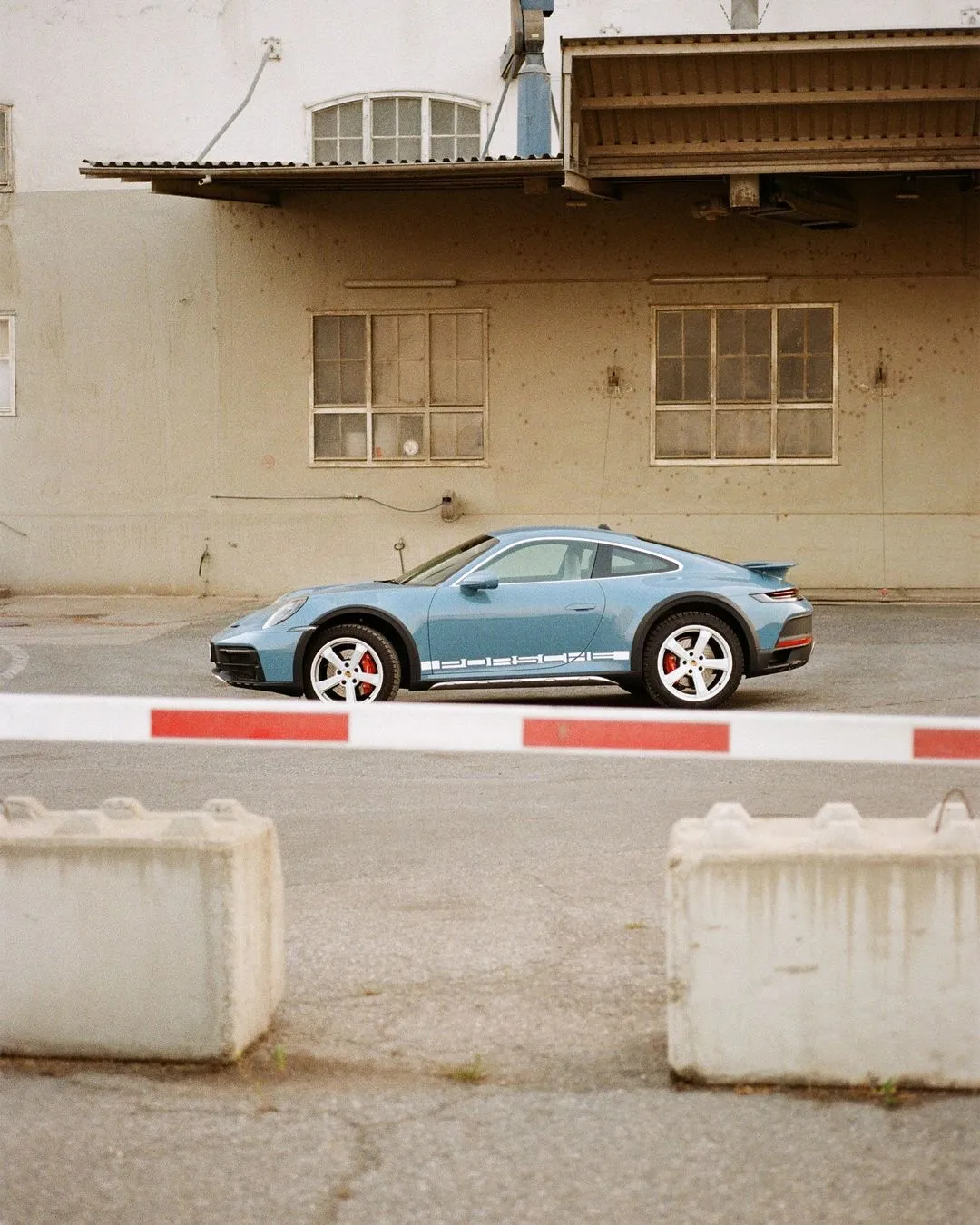 Side view of the car