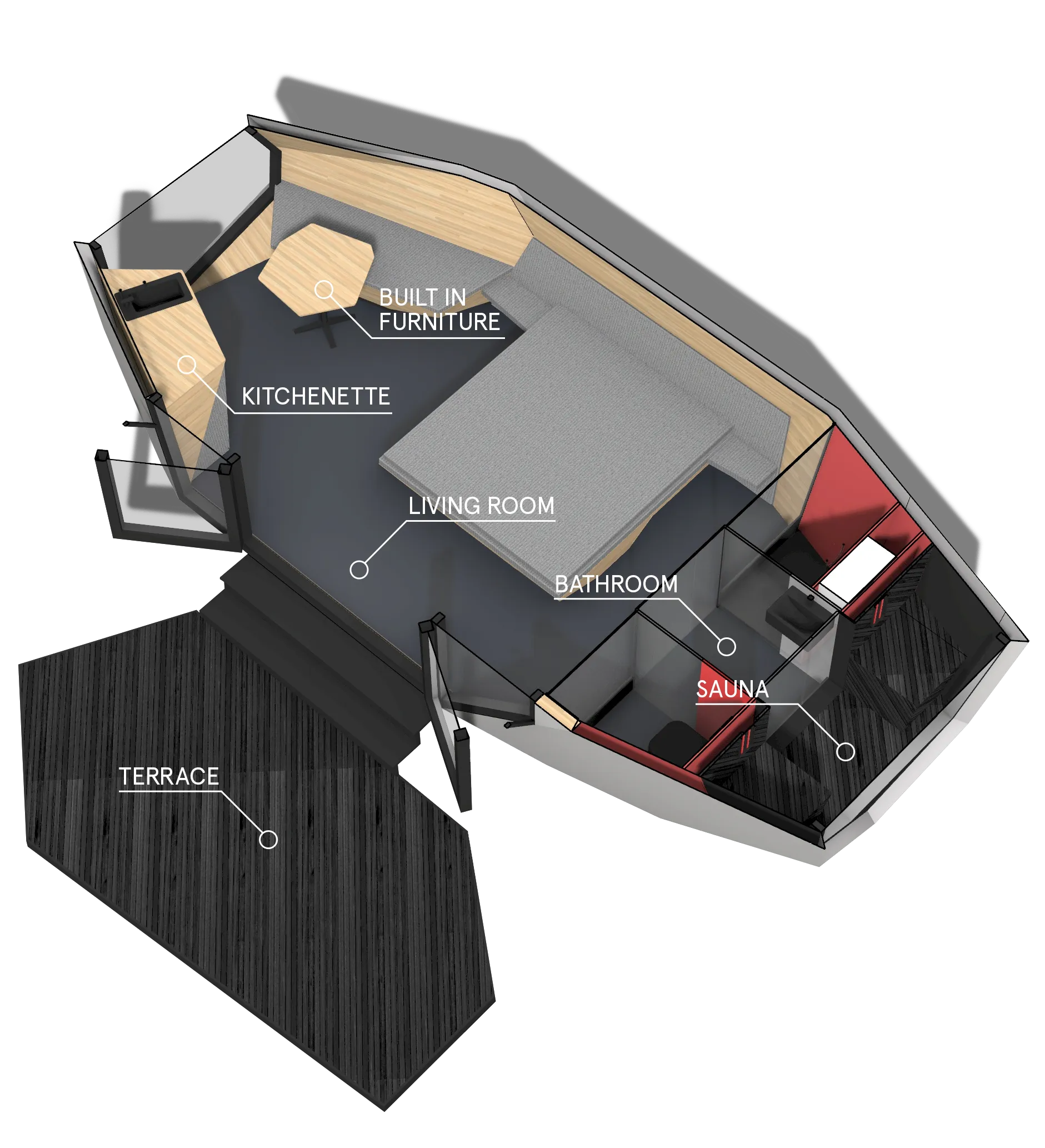 PEBL Grand Cabin layout